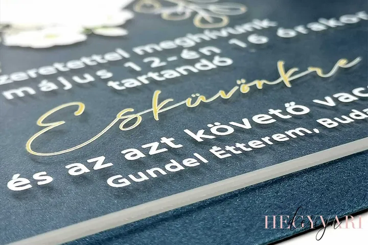 Átlátszó esküvői meghívó? Igen!