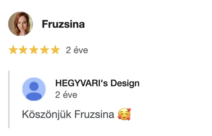 Ügyfél-visszajelzés képernyőképe (3)