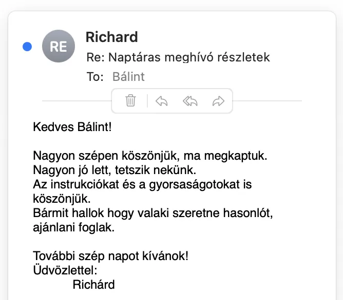 Ügyfél-visszajelzés képernyőképe (7)